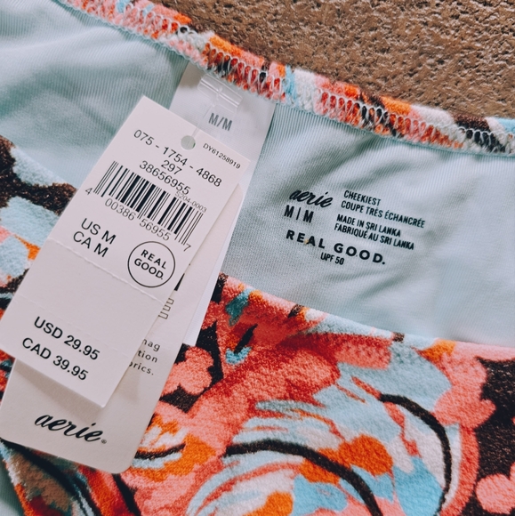 American Eagle Aerie sz M bikini set CHEEKY - Picture 3 of 9